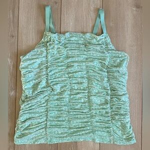 Torrid Light Green Ruched Camisole